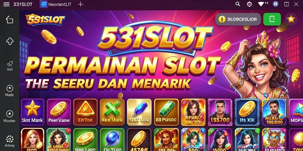 Tampilan menawan gameplay seru 531SLOT dengan berbagai pilihan slot.