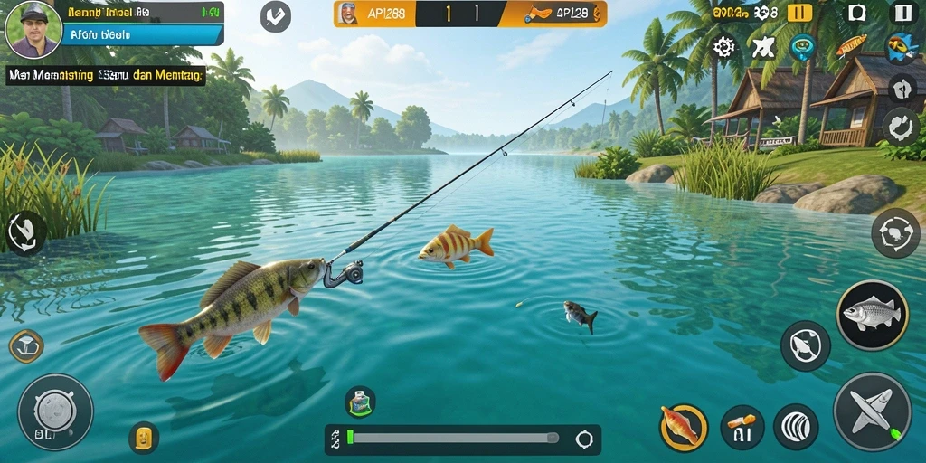 Tangkapan ikan besar di gameplay seru API288.