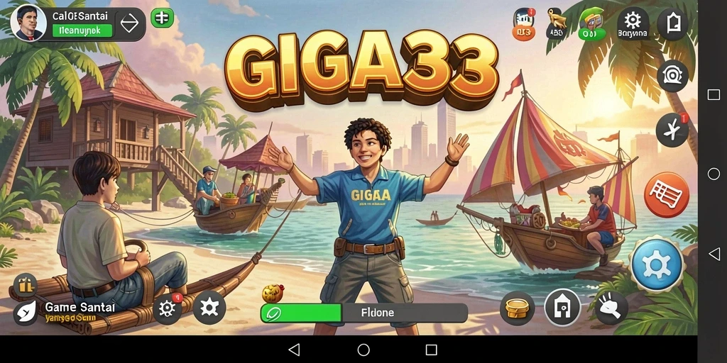 Tampilan gameplay GIGA33 yang seru dan menghibur.