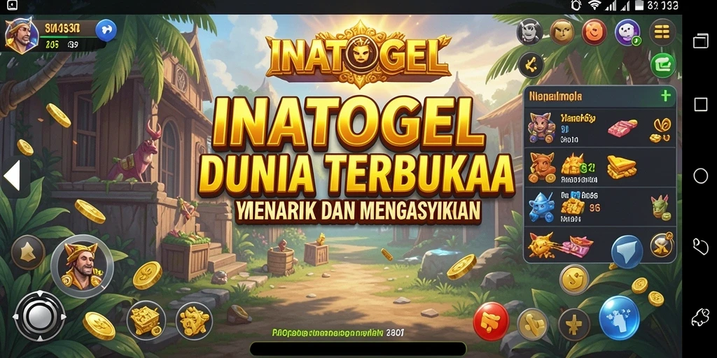 Tampilan gameplay INATOGEL yang menakjubkan dalam dunia Open World.