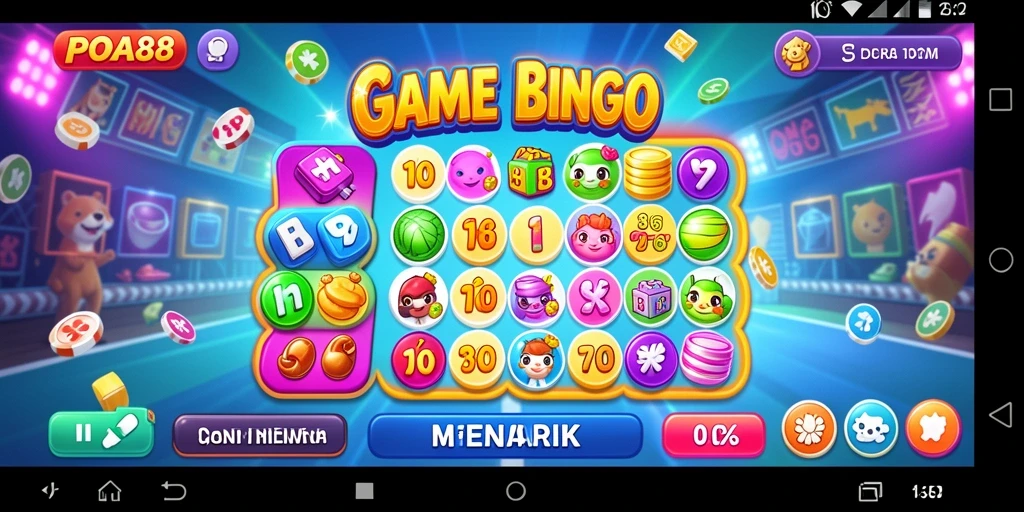 Tampilan menarik gameplay POA88 Bingo yang menegangkan.