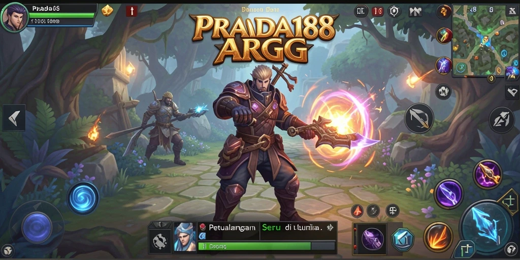 Screenshot gameplay PRADA188 dengan aksi petualangan ARPG seru.