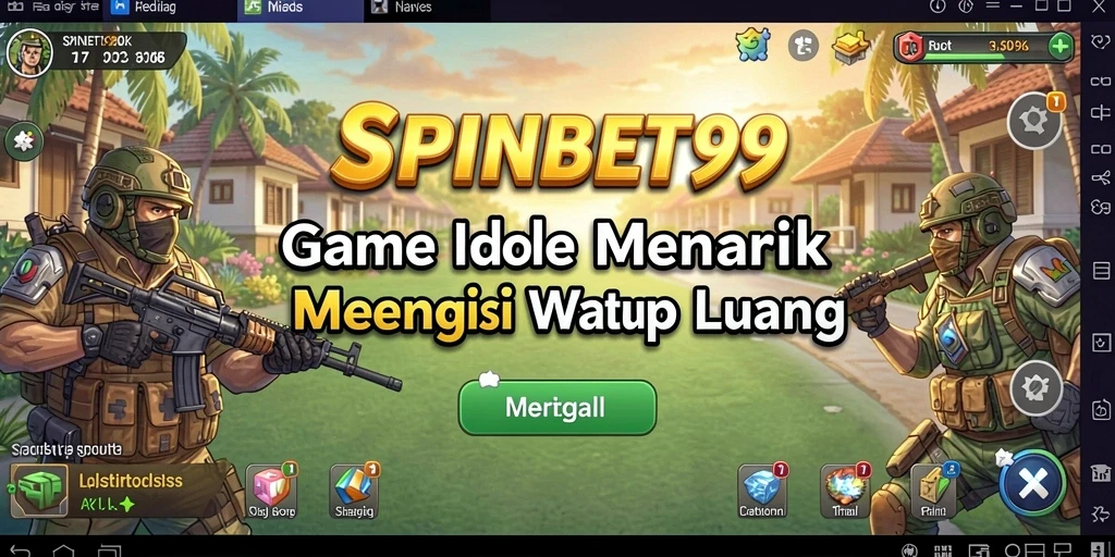 Tampilan screenshot SPINBET99 menampilkan gameplay Idle yang seru dan menarik.