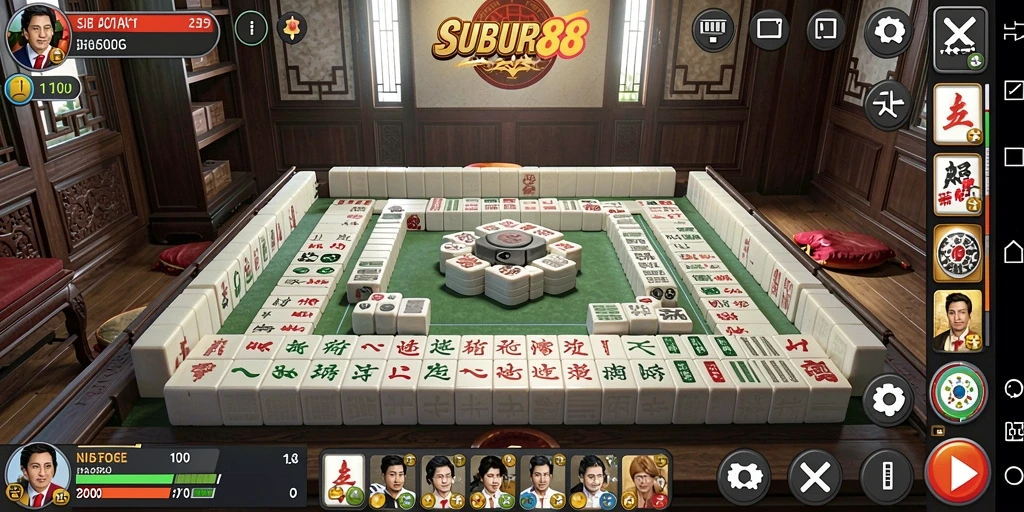 Tampilan gameplay seru dari game Mahjong SUBUR88.