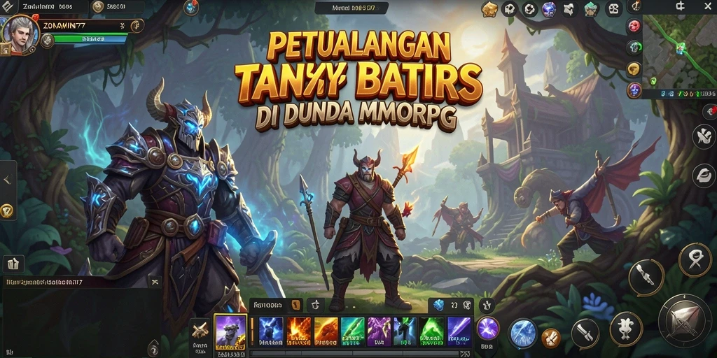 Tampilan gameplay epik dari ZONAWIN777 dengan aksi seru dan petualangan menarik.