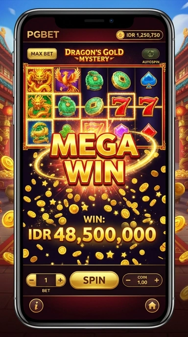 Tampilan antarmuka pgbet yang bersih dan terorganisir.